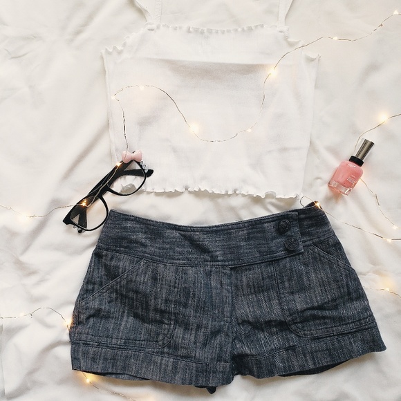 Charlotte Russe Pants - Charlotte Russe soft denim short Charlotte Russe Pants - Charlotte Russe soft denim short